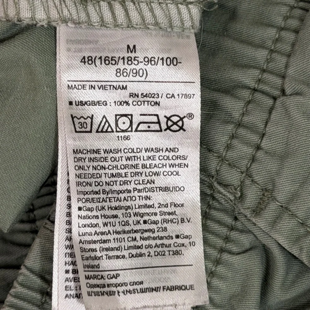 Gap Mens 9 Inch Easy Short Douglas Fir Green Elastic Waist S/826861-12 Size M